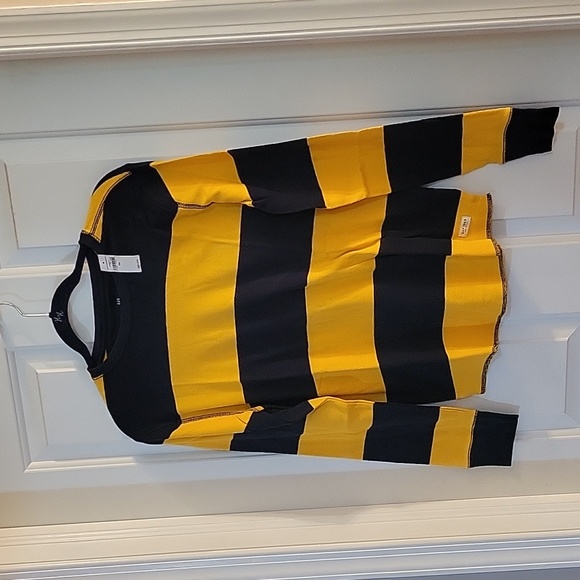 GAP Other - Gap navy and yellow striped waffle weave xxl